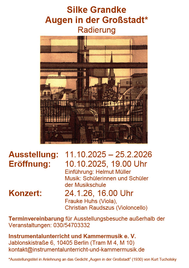 Plakat
                              Silke Grandke